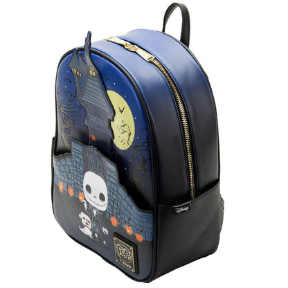 Imagen 3 de Mochila Jack Skellington Pesadilla Antes De Navidad Disney Loungefly 30Cm