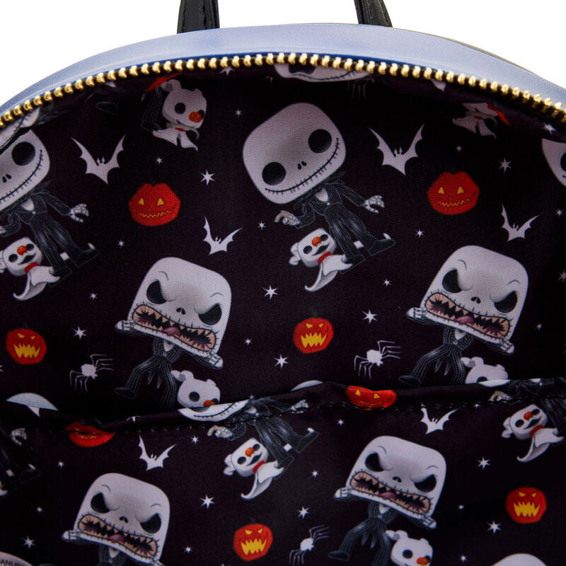 Imagen 6 de Mochila Jack Skellington Pesadilla Antes De Navidad Disney Loungefly 30Cm