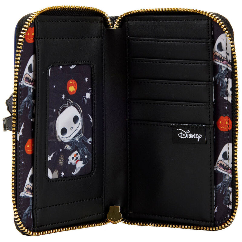 Imagen 6 de Cartera Jack Skellington Pesadilla Antes De Navidad Disney Loungefly