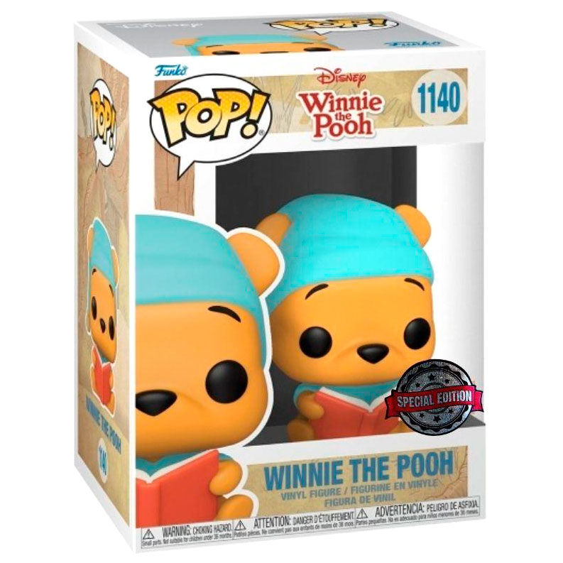 Imagen 2 de Figura Pop Disney Winnie - Winnie Reading Book Exclusive