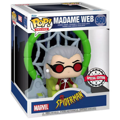 Imagen 2 de Figura Pop Marvel Spiderman Madame Web Exclusive