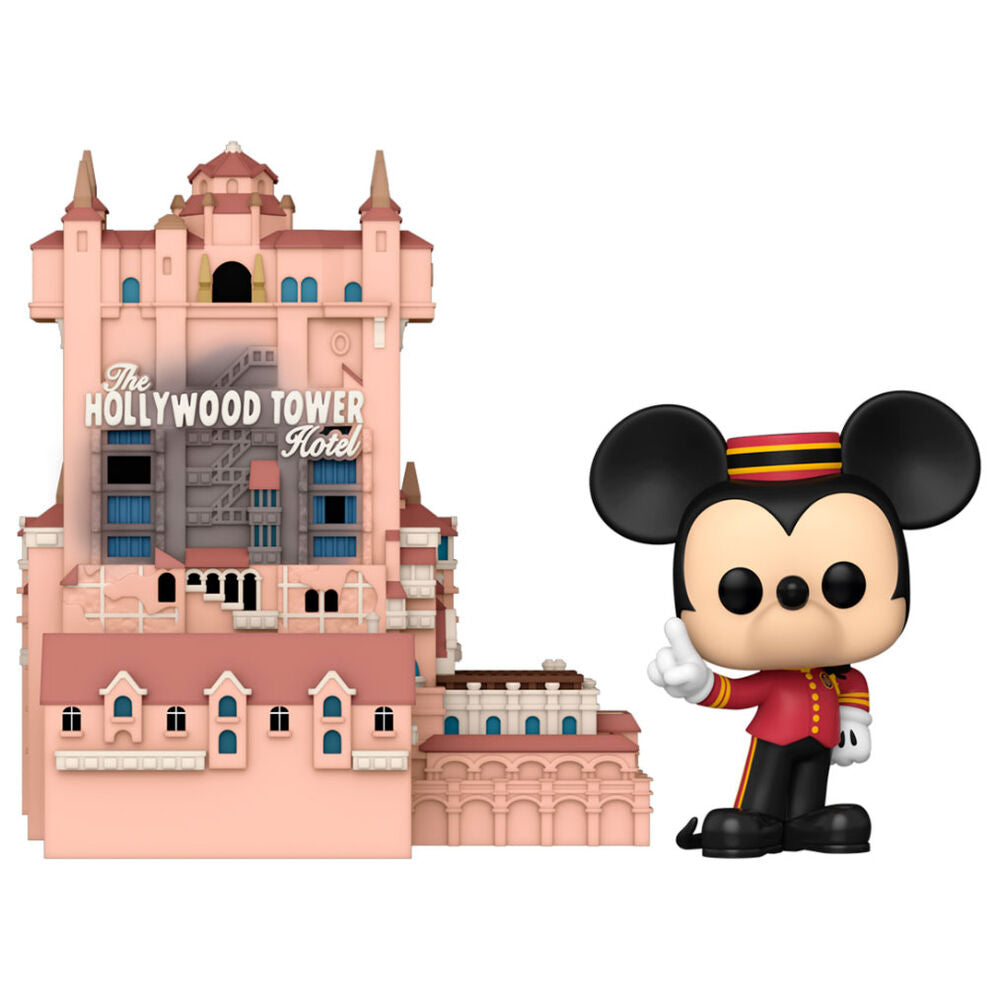Imagen 2 de Figura Pop Walt Disney World 50Th Anniversary Hollywood Tower Hotel And Mickey Mouse