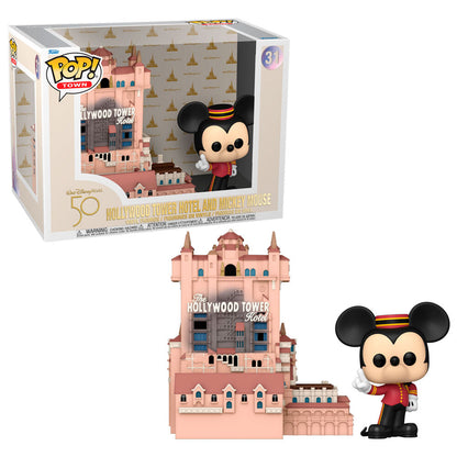Imagen 3 de Figura Pop Walt Disney World 50Th Anniversary Hollywood Tower Hotel And Mickey Mouse