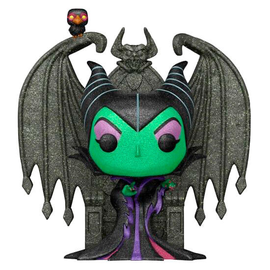 Imagen 3 de Figura Pop Disney Villains Maleficent On Throne Diamond Exclusive