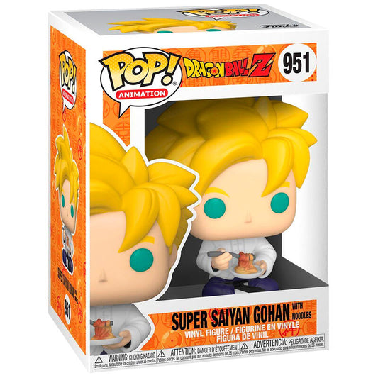 Imagen 1 de Figura Pop Dragon Ball Z Serie 9 Super Saiyan Gohan With Noodles