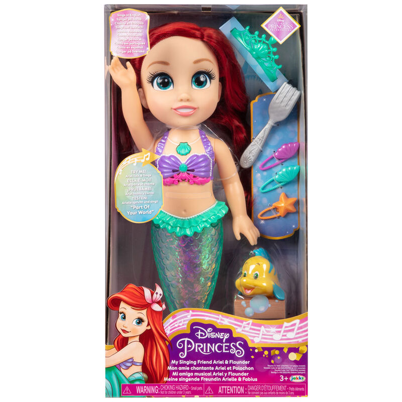 Imagen 1 de Muñeca Ariel La Sirenita Disney 38Cm Musical