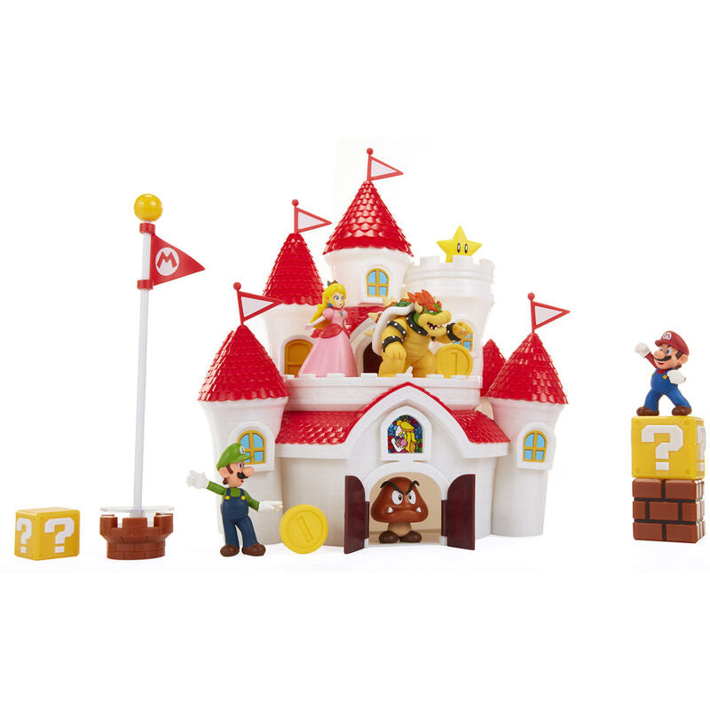 Imagen 4 de Playset Castillo Deluxe Reino Champiñon Super Mario Bros