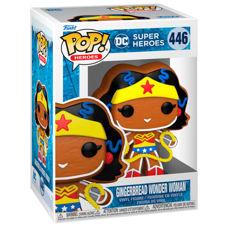 Imagen de Figura Pop Dc Comics Holiday Gingerbread Wonder Woman parte de nuestra colección en Espadas y más, sitio oficial.