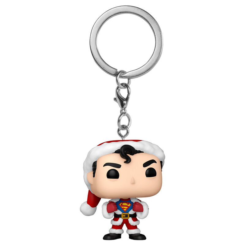 Imagen 2 de Llavero Pocket Pop Dc Comics Holiday Superman Exclusive