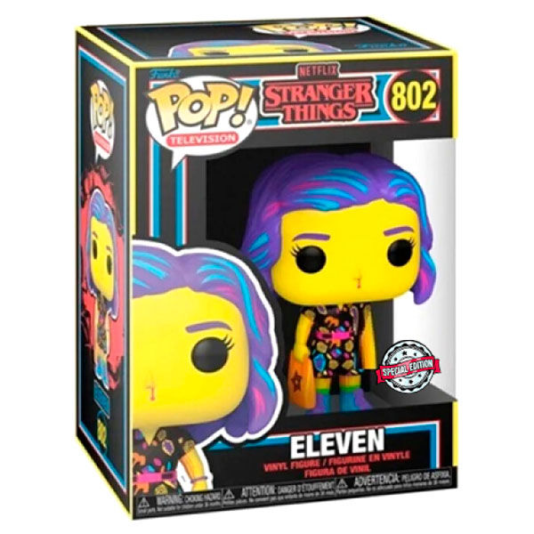 Imagen 1 de Figura Pop Stranger Things Eleven In Mall Outfit Black Light Exclusive