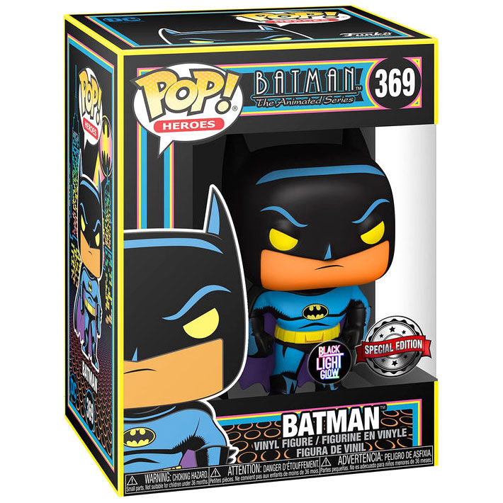 Imagen 1 de Figura Pop Dc Comics Batman Black Light Exclusive