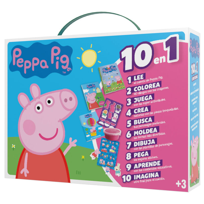 Imagen 1 - Maletin Actividades 10 En 1 Peppa Pig Español