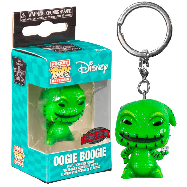 Imagen 1 de Llavero Pocket Pop Disney Nightmare Before Christmas Oogie Boogie With Dice Exclusive