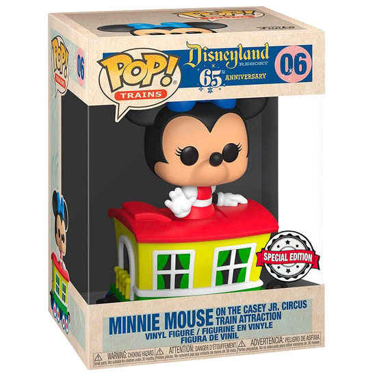 Imagen 1 de Figura Pop Disney Train Casey Jr- Minnie In Car 6 Exclusive