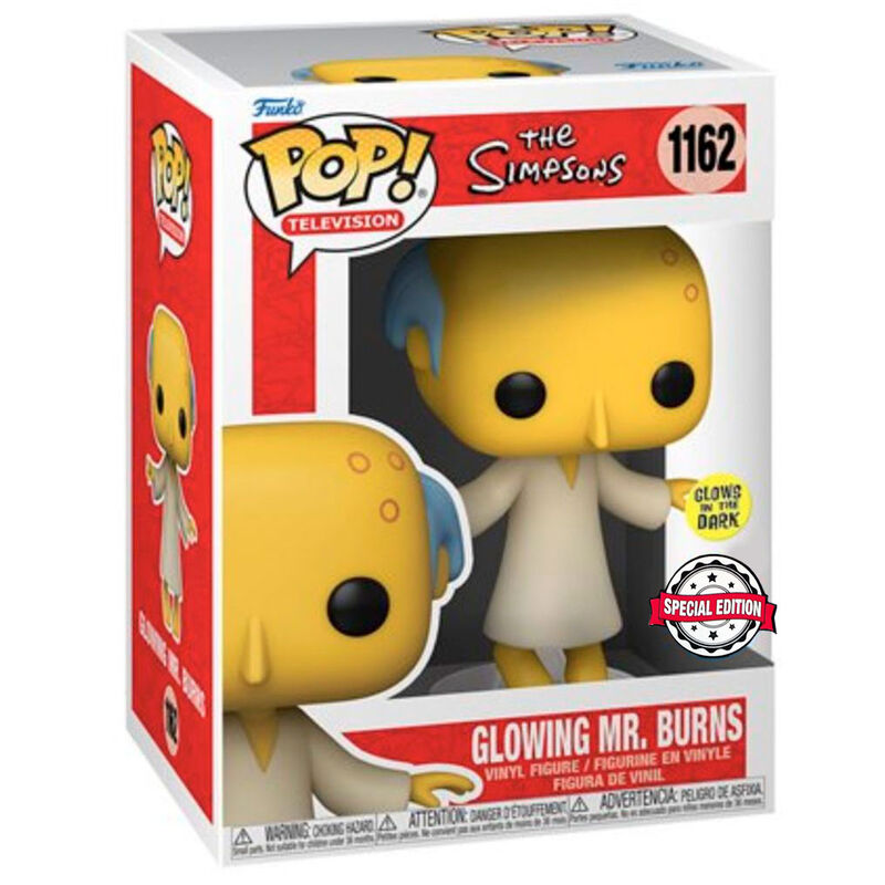 Imagen 1 de Figura Pop Simpsons Glowing Mr. Burns Exclusive