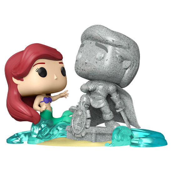 Imagen 2 de Figura Pop Disney Ultimate Princess La Sirenita Ariel & Statue Eric Exclusive