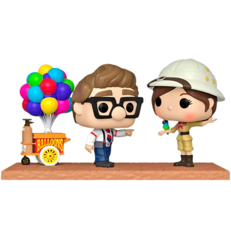 Imagen 2 - Figura Pop Disney Pixar Up Carl & Ellie With Balloon Cart Exclusive