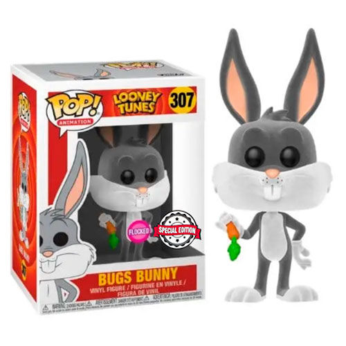 Imagen 3 de Figura Pop Looney Tunes Bugs Bunny Flocked Exclusive