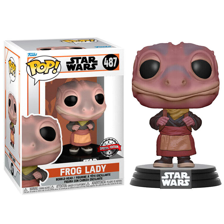 Imagen 3 de Figura Pop Star Wars The Mandalorian Frog Lady Exclusive