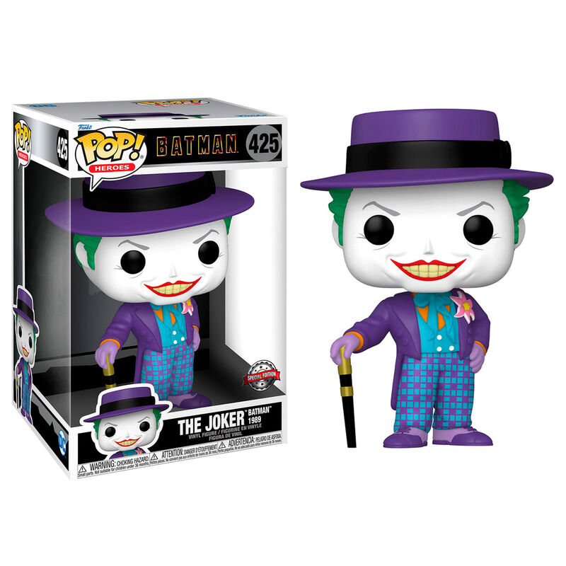 Imagen 2 de Figura Pop Dc Comics Batman 1989 Joker With Hat Exclusive 25Cm