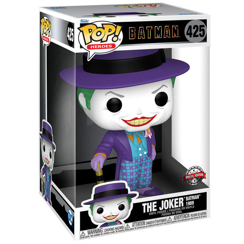 Imagen 3 de Figura Pop Dc Comics Batman 1989 Joker With Hat Exclusive 25Cm