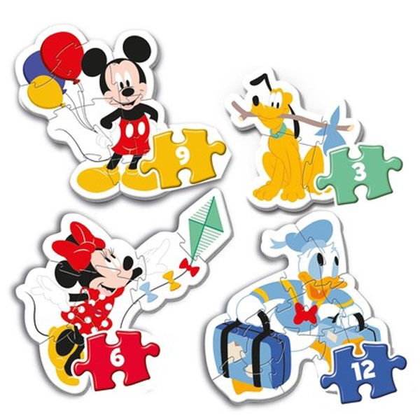 Imagen 2 de Puzzle My First Puzzle Mickey Disney 3-6-9-12Pzs