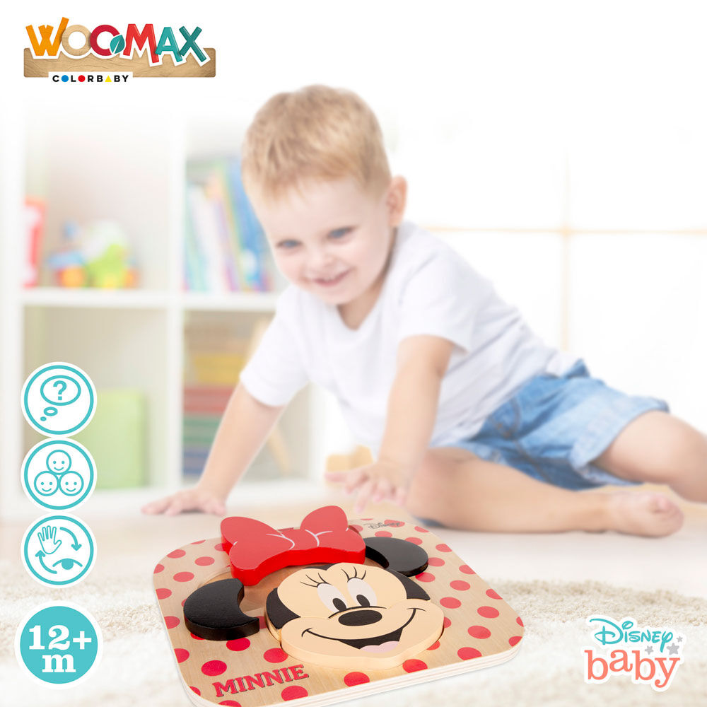 Imagen 4 - Puzzle Madera Minnie Disney