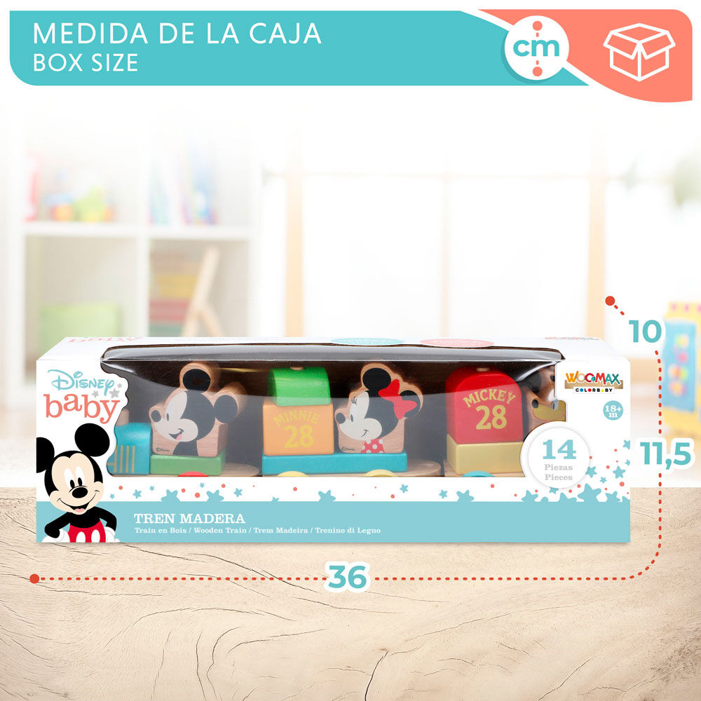 Imagen 5 - Tren Baby Disney Madera