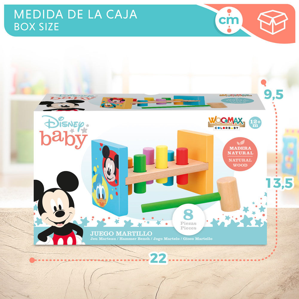 Imagen 6 - Juego Martillo Baby Disney Madera