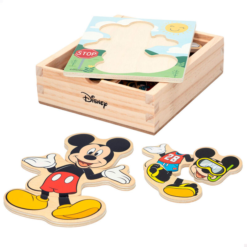 Imagen 2 - Puzzle Madera Mickey Disney
