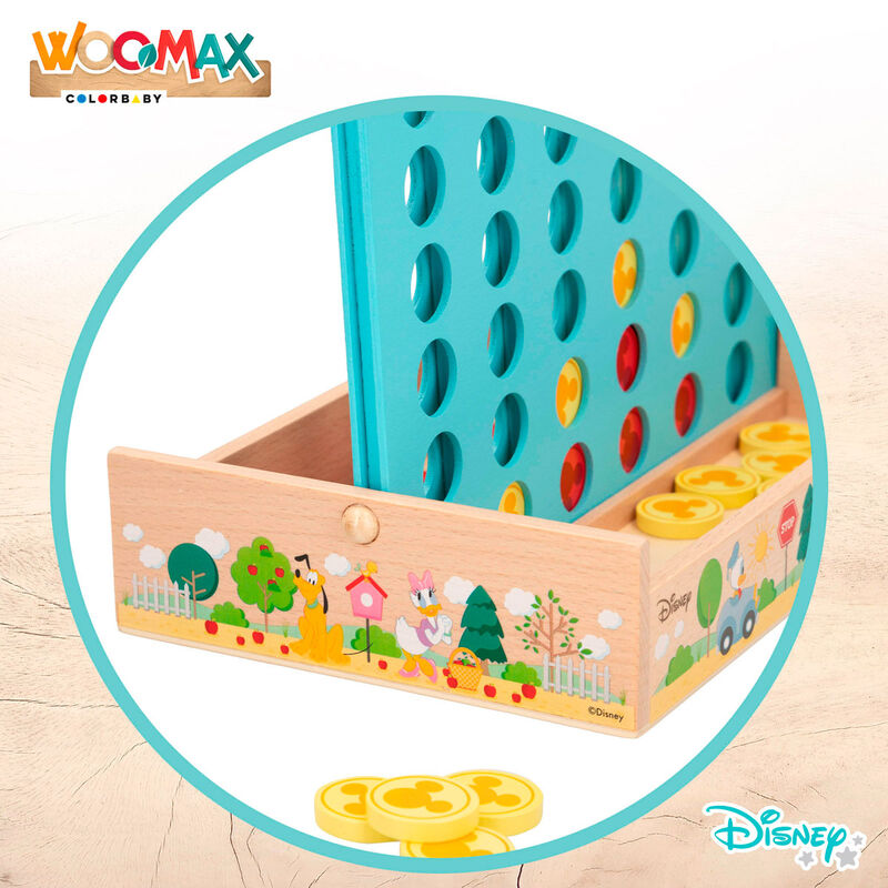Imagen 3 - Juego Cuatro En Raya Madera Disney