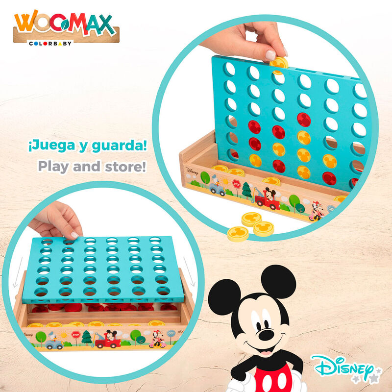 Imagen 4 - Juego Cuatro En Raya Madera Disney