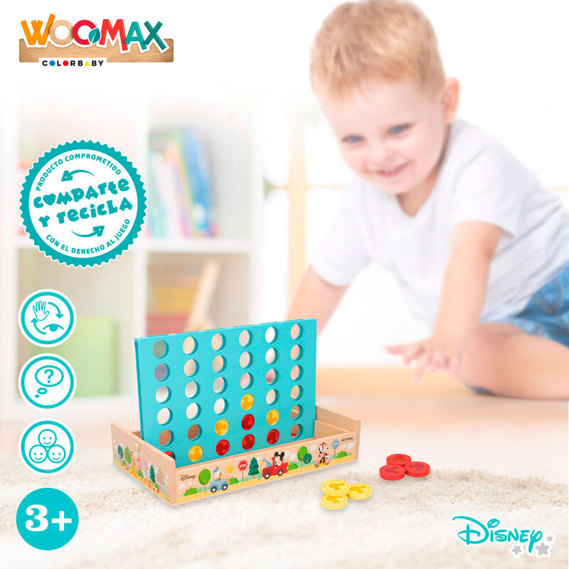 Imagen 5 - Juego Cuatro En Raya Madera Disney