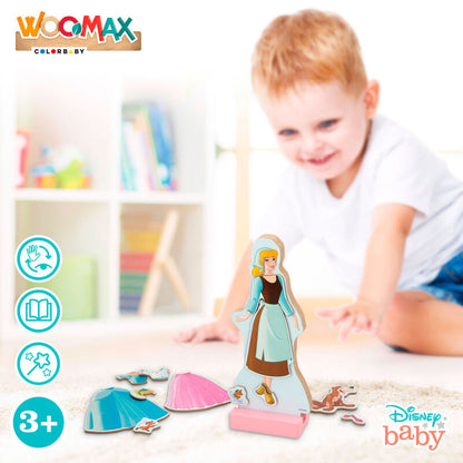 Imagen 6 - Juego Magnetico Madera Vestidos Cenicienta Disney