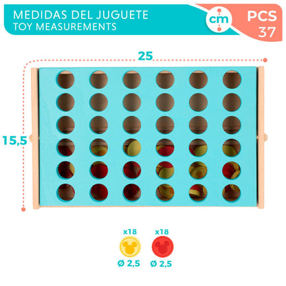 Imagen 6 - Juego Cuatro En Raya Madera Disney