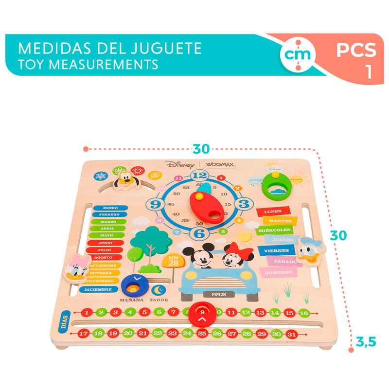 Imagen de Juego Educativo Calendario Disney parte de nuestra colección en Espadas y más, sitio oficial.