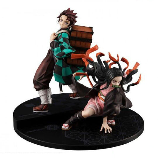 Imagen 1 de Figura Kamado Brother And Sister Precious G.E.M. Series Demon Slayer Kimetsu No Yaiba 17Cm