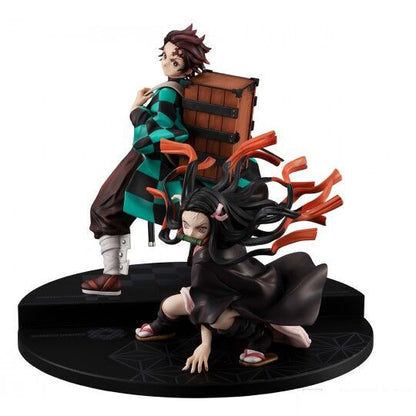 Imagen 3 de Figura Kamado Brother And Sister Precious G.E.M. Series Demon Slayer Kimetsu No Yaiba 17Cm