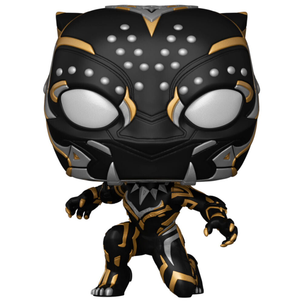 Imagen de Figura Pop Marvel Black Panther Wakanda Forever Black Panther parte de nuestra colección en Espadas y más, sitio oficial.