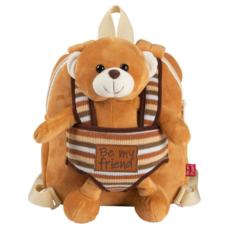 Imagen 1 de Mochila Reversible + Peluche Oso Benji 25Cm