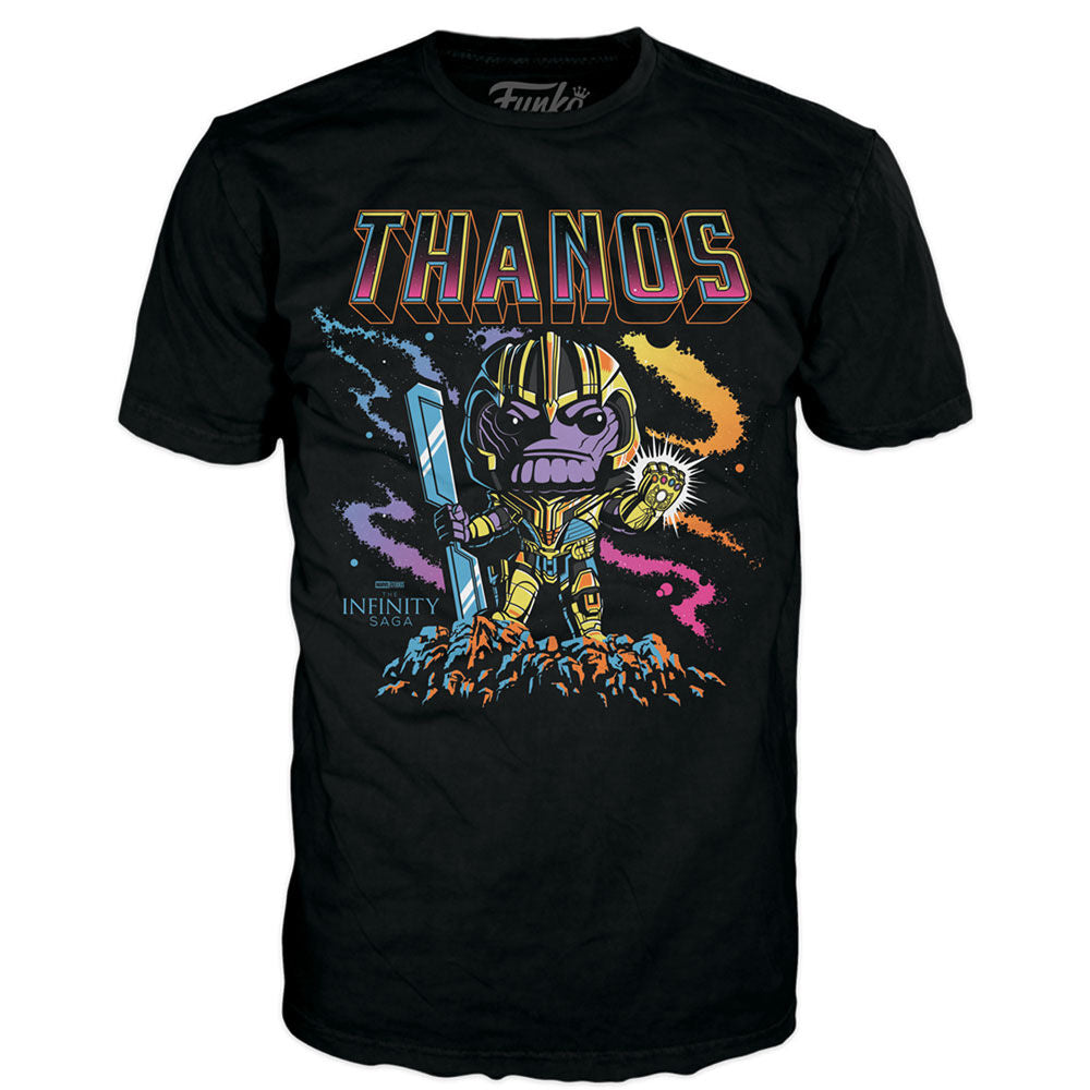 Imagen 4 - Set Figura Pop & Tee Marvel Infinity Saga Thanos Exclusive