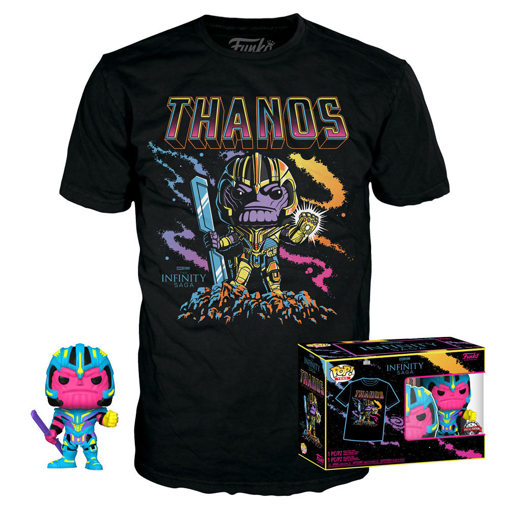 Imagen 1 - Set Figura Pop & Tee Marvel Infinity Saga Thanos Exclusive