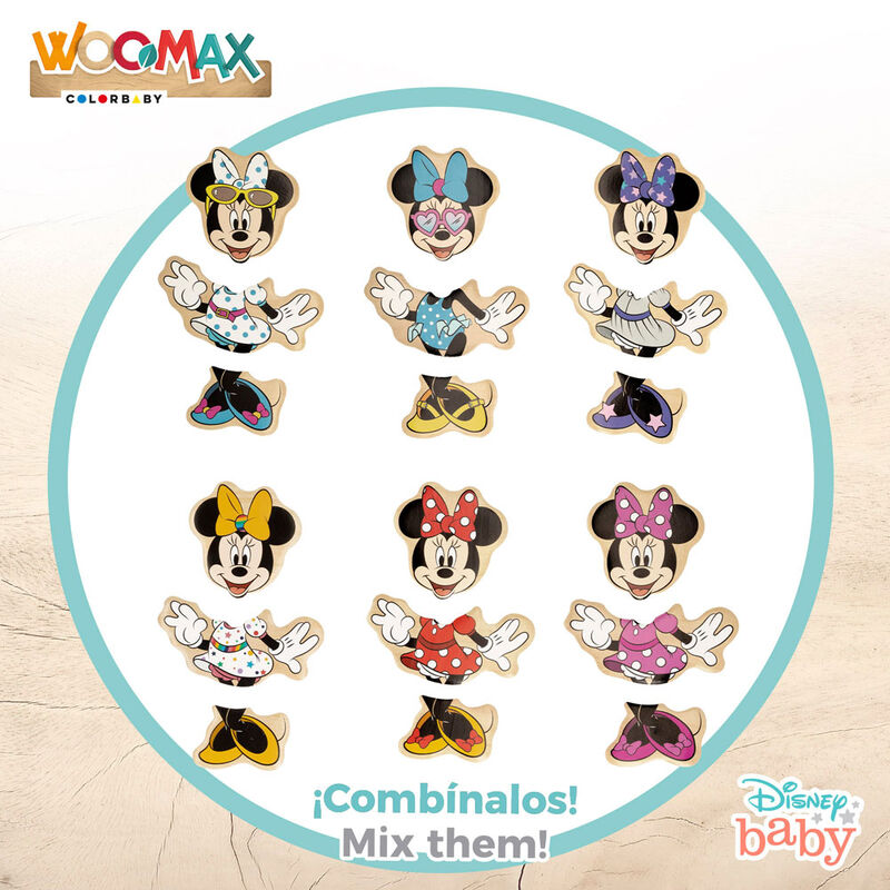 Imagen 3 - Puzzle Madera Minnie Disney 19Pzs