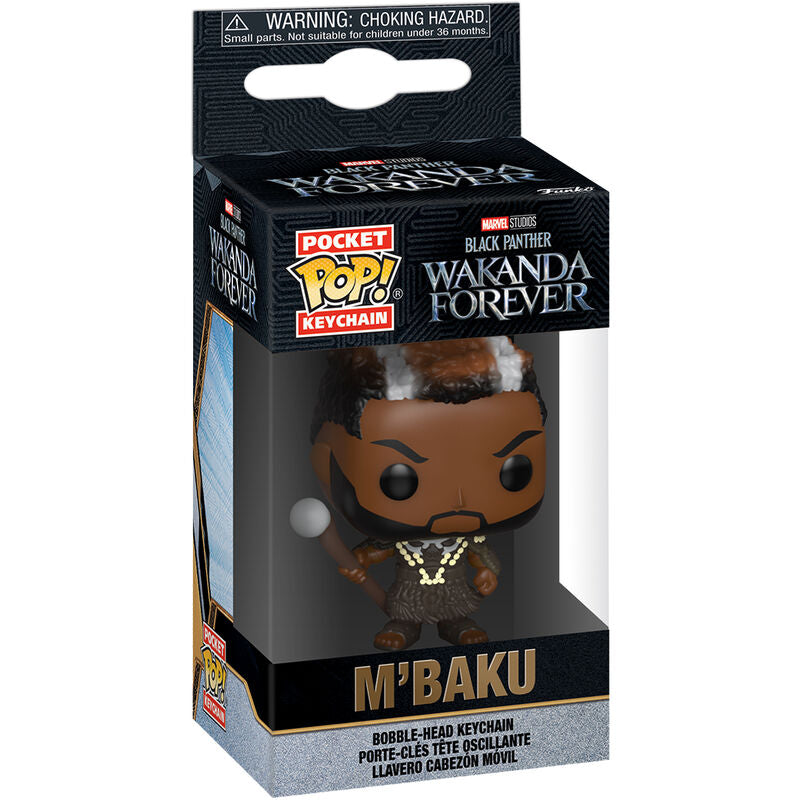 Imagen 1 de Llavero Pocket Pop Marvel Black Panther Wakanda Forever M Baku