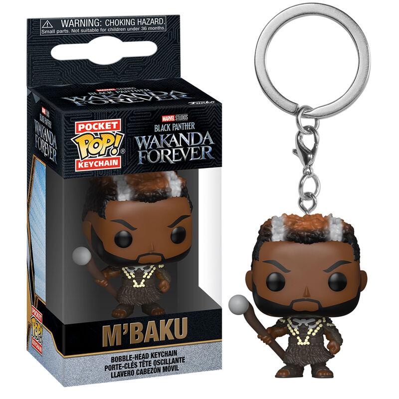 Imagen 2 de Llavero Pocket Pop Marvel Black Panther Wakanda Forever M Baku