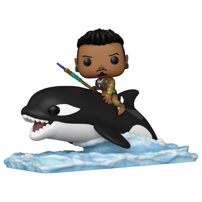 Imagen 3 de Figura Pop Marvel Black Panther Wakanda Forever Namor With Orca