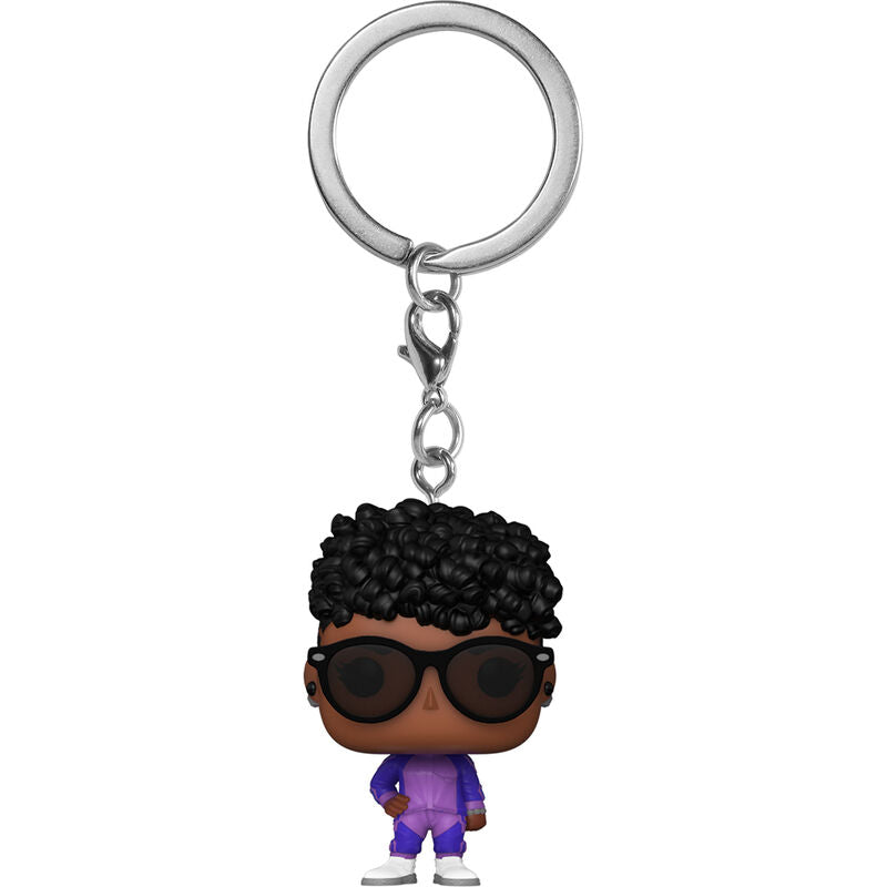 Imagen de Llavero Pocket Pop Marvel Black Panther Wakanda Forever Shuri parte de nuestra colección en Espadas y más, sitio oficial.