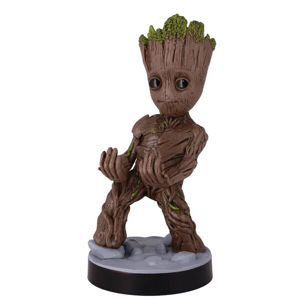 Imagen 2 de Cable Guy Soporte Sujecion Figura Groot Guardianes De La Galaxia Marvel 21Cm