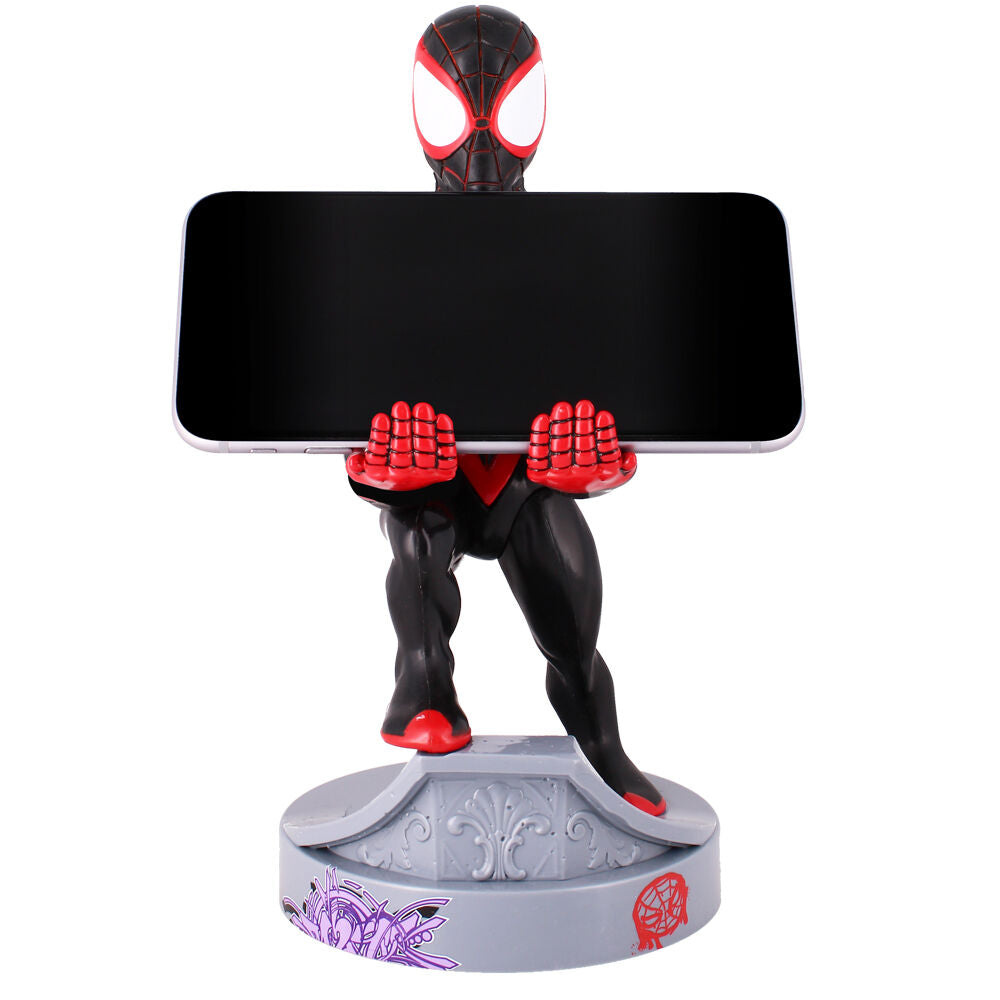 Imagen de Cable Guy Soporte Sujecion Figura Miles Morales Spiderman Marvel 21Cm parte de nuestra colección en Espadas y más, sitio oficial.