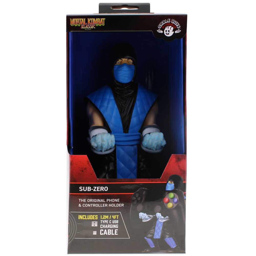 Imagen de Cable Guy Soporte Sujecion Figura Sub Zero Mortal Kombat 21Cm parte de nuestra colección en Espadas y más, sitio oficial.